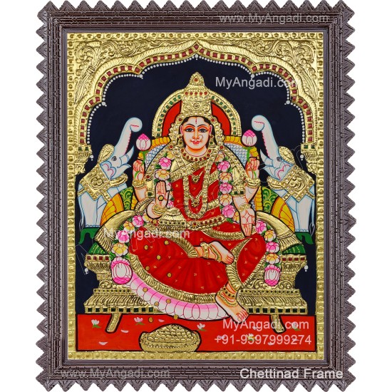 Gajalakshmi Tanjore Painting Gajalakshmi Tanjore Painting