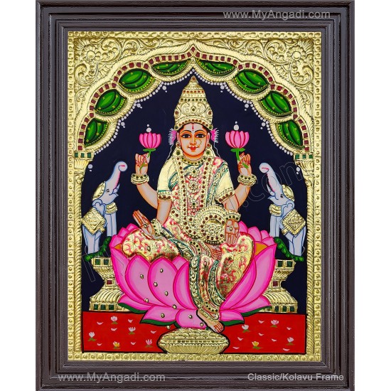 Gajalakshmi Tanjore Painting Gajalakshmi Tanjore Painting