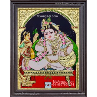 Krishna Tanjore Painting