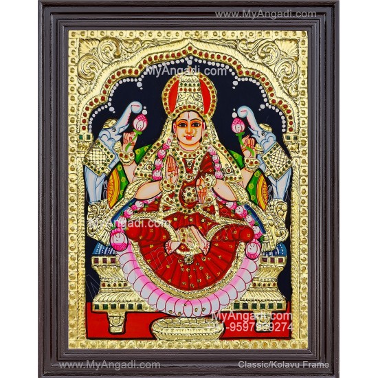 Gajalakshmi Tanjore Painting Gajalakshmi Tanjore Painting