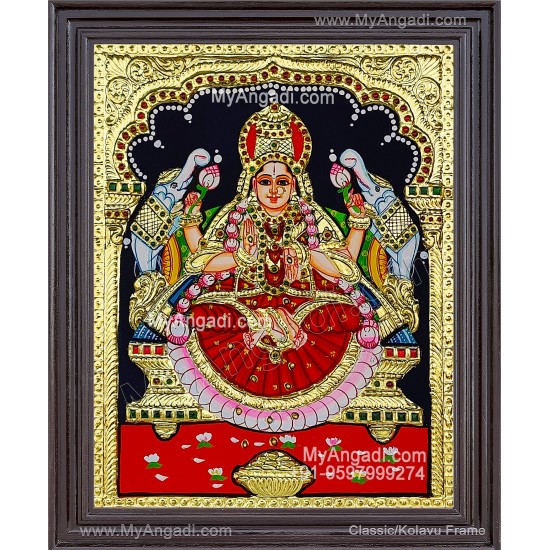 Gajalakshmi Tanjore Painting Gajalakshmi Tanjore Painting