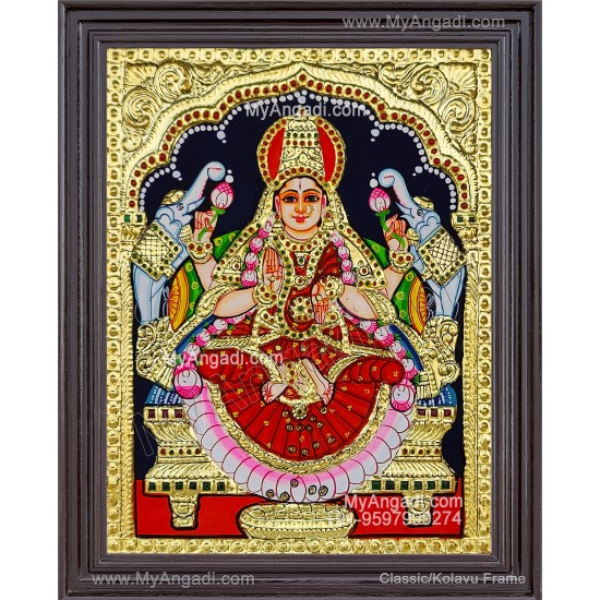 Gajalakshmi Tanjore Painting Gajalakshmi Tanjore Painting