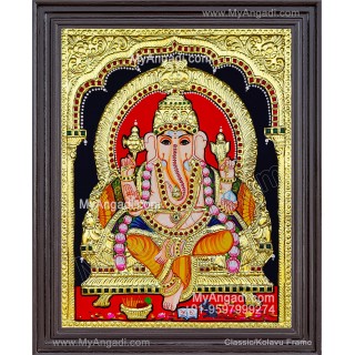 Ganesha Tanjore Painting