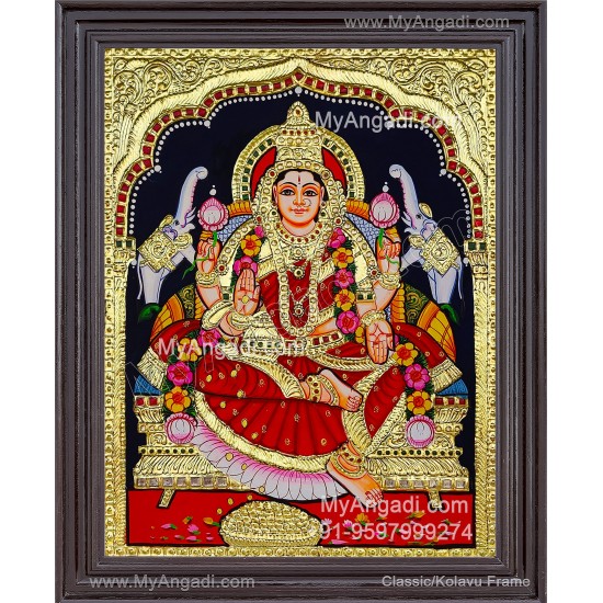 Gajalakshmi Tanjore Painting Gajalakshmi Tanjore Painting