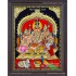 Shivan Family Tanjore Painting