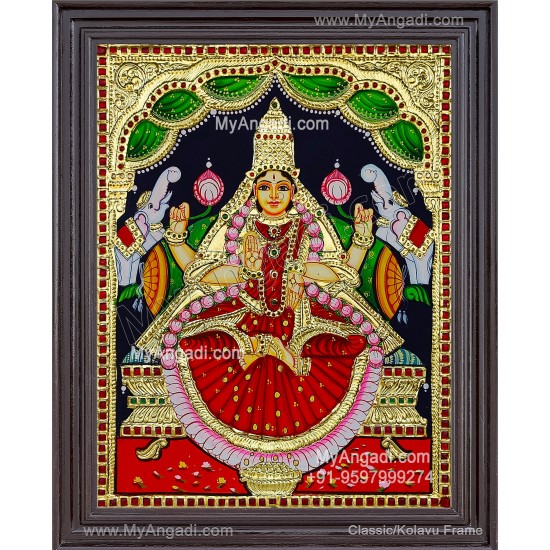 Gajalakshmi Tanjore Painting Gajalakshmi Tanjore Painting