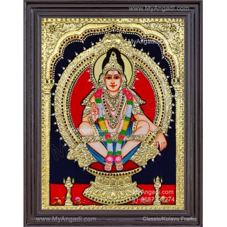 Iyyappan Tanjore Painting