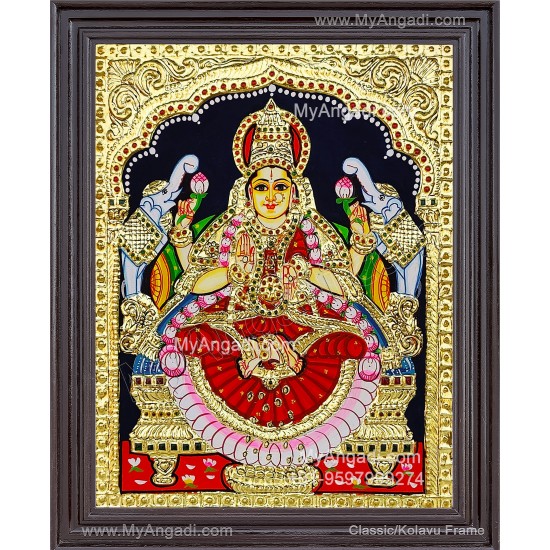Gajalakshmi Tanjore Painting Gajalakshmi Tanjore Painting