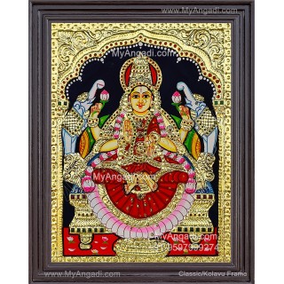 Gajalakshmi Tanjore Painting