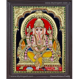 Ganesha Tanjore Painting