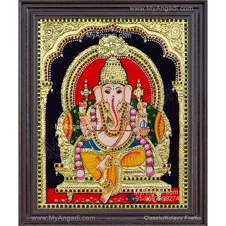 Ganesha Tanjore Painting