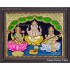 3 Panel Lakshmi  Ganesha Saraswathi  Tanjore Painting