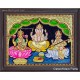 3 Panel Lakshmi Ganesha Saraswathi Tanjore Painting 3 Panel Lakshmi Ganesha Saraswathi Tanjore Painting