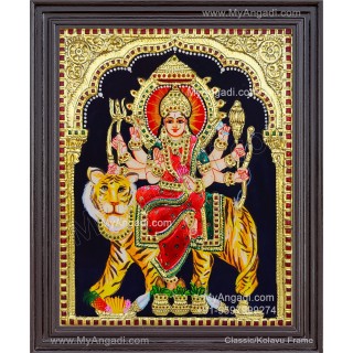 Durga Devi Tanjore Painting