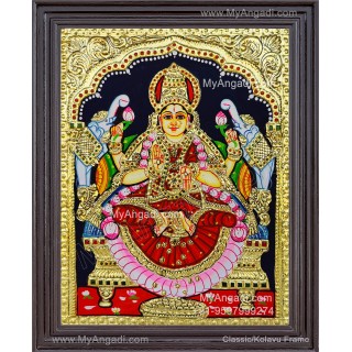 Gajalakshmi Tanjore Painting