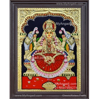 Gajalakshmi Tanjore Painting