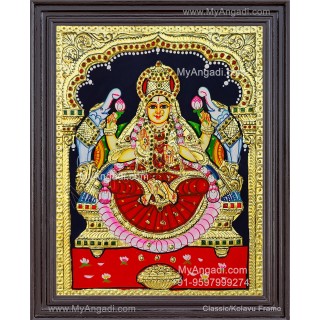 Gajalakshmi Tanjore Painting