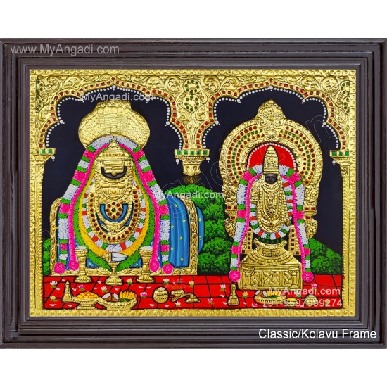Annamalaiyaar & Unnamalaiyaar Tanjore Painting