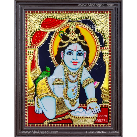 Krishna Tanjore Painting Krishna Tanjore Painting