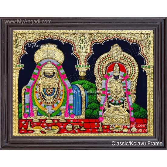 Annamalaiyaar & Unnamalaiyaar Tanjore Painting