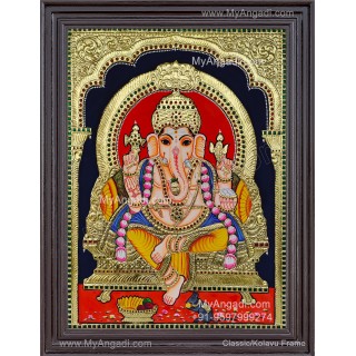 Ganesha Tanjore Painting