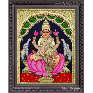 Gajalakshmi Tanjore Painting