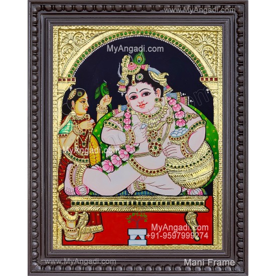 Krishna Tanjore Painting Krishna Tanjore Painting