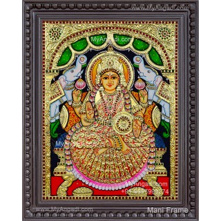 Gajalakshmi Tanjore Painting