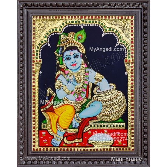 Krishna Tanjore Painting Krishna Tanjore Painting