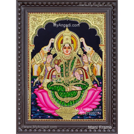 Gajalakshmi Tanjore Painting Gajalakshmi Tanjore Painting