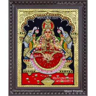 Gajalakshmi Tanjore Painting
