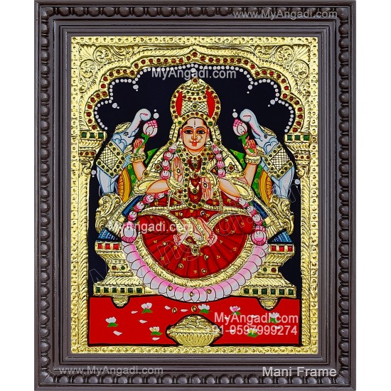Gajalakshmi Tanjore Painting Gajalakshmi Tanjore Painting