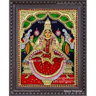 Gajalakshmi Tanjore Painting