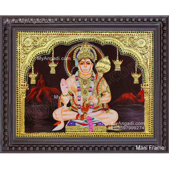 Hanuman Tanjore Painting Hanuman Tanjore Painting