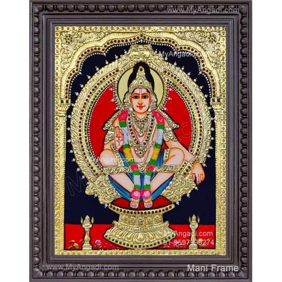 Iyyappan Tanjore Painting Iyyappan Tanjore Painting