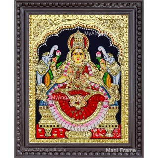 Gajalakshmi Tanjore Painting