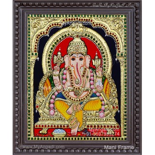 Ganesha Tanjore Painting