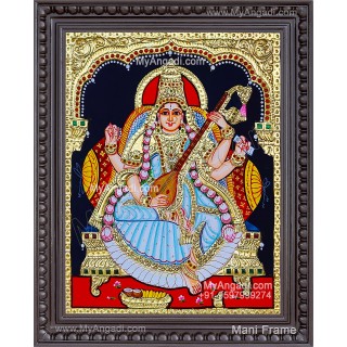 Saraswathi Tanjore Painting