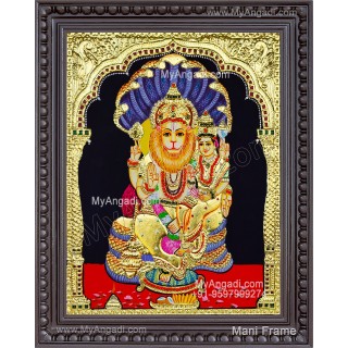 Narasimar Tanjore Painting, Lakshmi Narasimhar Tanjore Painting