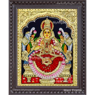 Gajalakshmi Tanjore Painting