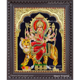 Durga Devi Tanjore Painting