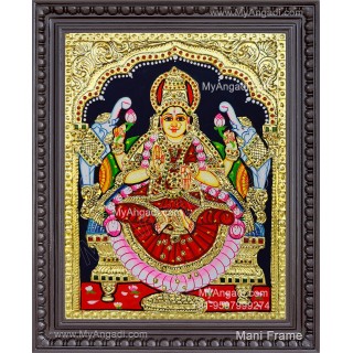 Gajalakshmi Tanjore Painting