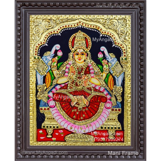 Gajalakshmi Tanjore Painting