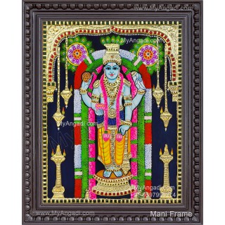 Guruvayoorappan Tanjore Painting