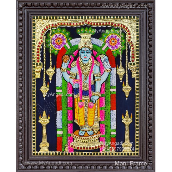 Guruvayoorappan Tanjore Painting
