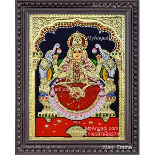 Gajalakshmi Tanjore Painting