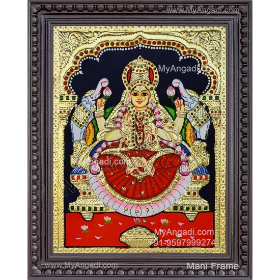 Gajalakshmi Tanjore Painting