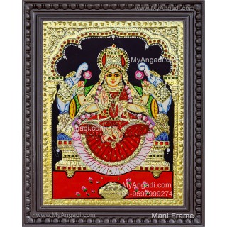 Gajalakshmi Tanjore Painting