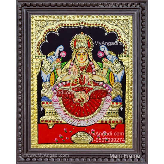 Gajalakshmi Tanjore Painting