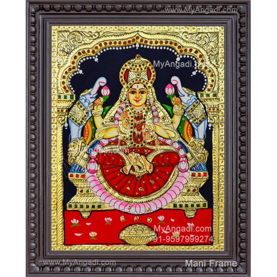 Gajalakshmi Tanjore Painting